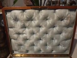 19th Century Brass Inlaid Walnut Box -CHAIRISH Shop 19th century brass inlaid walnut box 7254