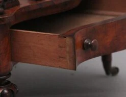 19th Century Burr Walnut Canterbury In Serpentine Form, 1860s 19 19th Century Burr Walnut Canterbury In Serpentine Form, 1860s -CHAIRISH Shop 19th century burr walnut canterbury in serpentine form 1860s 5497