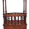 19th Century Burr Walnut Canterbury In Serpentine Form, 1860s -CHAIRISH Shop 19th century burr walnut canterbury in serpentine form 1860s 9429