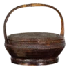 19th Century Chinese Qing Dynasty Handwoven Rattan & Bamboo Handled Basket -CHAIRISH Shop 19th century chinese qing dynasty handwoven rattan and bamboo handled basket 4454