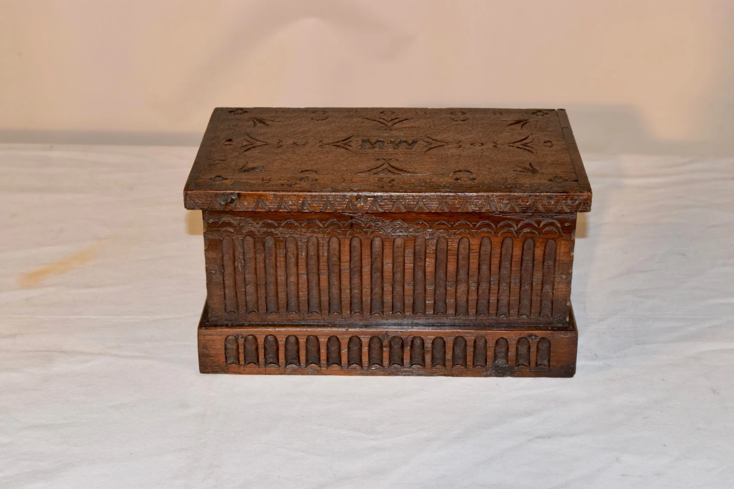 19th Century English Oak Dresser Box 6 19th Century English Oak Dresser Box - Image 4