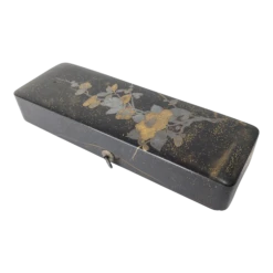 19th Century Japanese Meiji Maki-E Lacquer Gold And Silver Box