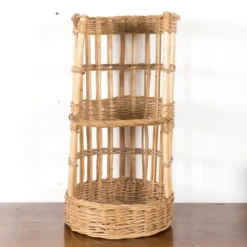 19th Century, Large Open Sided French Boulangerie Baguette Basket -CHAIRISH Shop 19th century large open sided french boulangerie baguette basket 1128