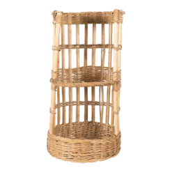 19th Century, Large Open Sided French Boulangerie Baguette Basket