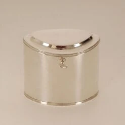 19th Century Regency Empire Napoleonic Sterling Silver Casket Tea Caddy Box -CHAIRISH Shop 19th century regency empire napoleonic sterling silver casket tea caddy box 0328