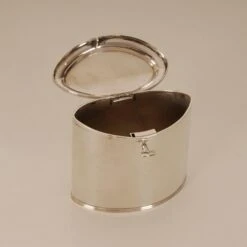 19th Century Regency Empire Napoleonic Sterling Silver Casket Tea Caddy Box -CHAIRISH Shop 19th century regency empire napoleonic sterling silver casket tea caddy box 1010