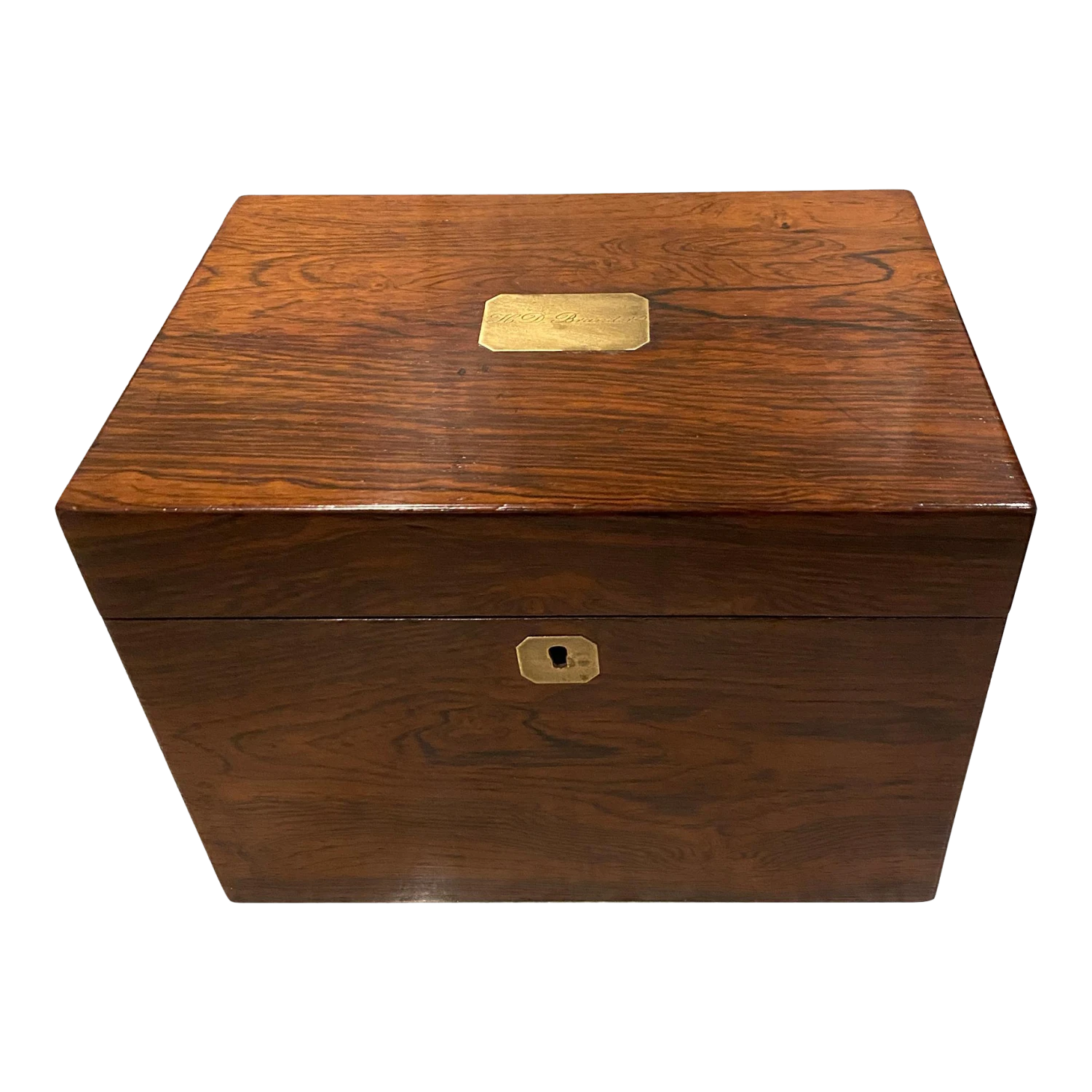 19th Century Rosewood Box Circa 1840 3 19th Century Rosewood Box Circa 1840