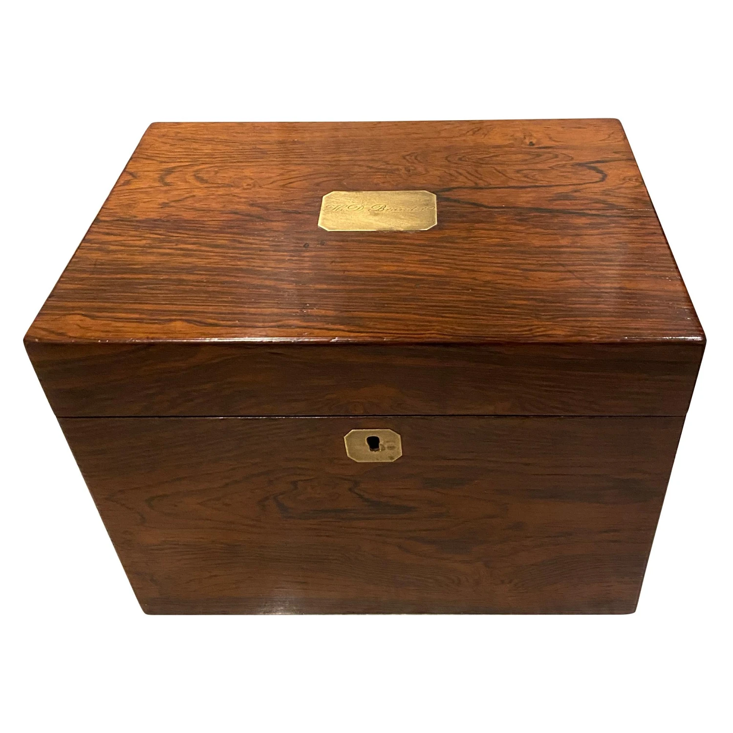 19th Century Rosewood Box Circa 1840 5 19th Century Rosewood Box Circa 1840 - Image 3