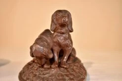 19th Century Terracotta Box With Dogs -CHAIRISH Shop 19th century terracotta box with dogs 0001