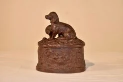 19th Century Terracotta Box With Dogs -CHAIRISH Shop 19th century terracotta box with dogs 2155