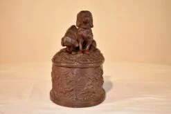 19th Century Terracotta Box With Dogs -CHAIRISH Shop 19th century terracotta box with dogs 4481