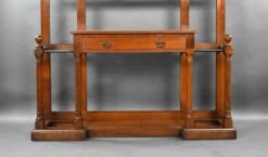 19th Century Victorian Arts & Crafts Oak Hallstand -CHAIRISH Shop 19th century victorian arts and crafts oak hallstand 4272