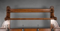 19th Century Victorian Arts & Crafts Oak Hallstand -CHAIRISH Shop 19th century victorian arts and crafts oak hallstand 6232