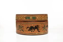 20th Century Burmese Lacquerware Nandwin Betel Box -CHAIRISH Shop 20th century burmese lacquerware nandwin betel box 2617