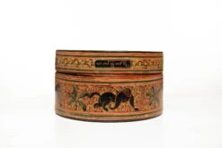 20th Century Burmese Lacquerware Nandwin Betel Box -CHAIRISH Shop 20th century burmese lacquerware nandwin betel box 4444