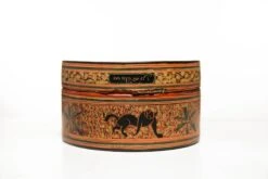 20th Century Burmese Lacquerware Nandwin Betel Box -CHAIRISH Shop 20th century burmese lacquerware nandwin betel box 5575