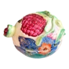 20th Century Chinoiserie Porcelain Tobacco Leaf Pomegranate Lidded Box -CHAIRISH Shop 20th century chinoiserie porcelain tobacco leaf pomegranate lidded box 0422