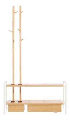 Adam Coat Stand With Laptop Box By Marqqa, Set Of 4