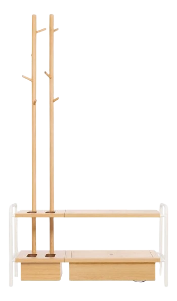 Adam Coat Stand With Laptop Box By Marqqa, Set Of 4 3 Adam Coat Stand With Laptop Box By Marqqa, Set Of 4