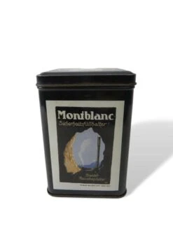Advertising Tin Can From Montblanc, 1960s -CHAIRISH Shop advertising tin can from montblanc 1960s 3028