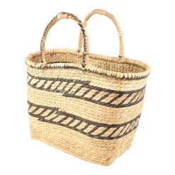 African Basket With Handles