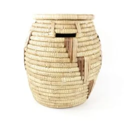 African Lidded Coiled Basket 14 African Lidded Coiled Basket -CHAIRISH Shop african lidded coiled basket 0720