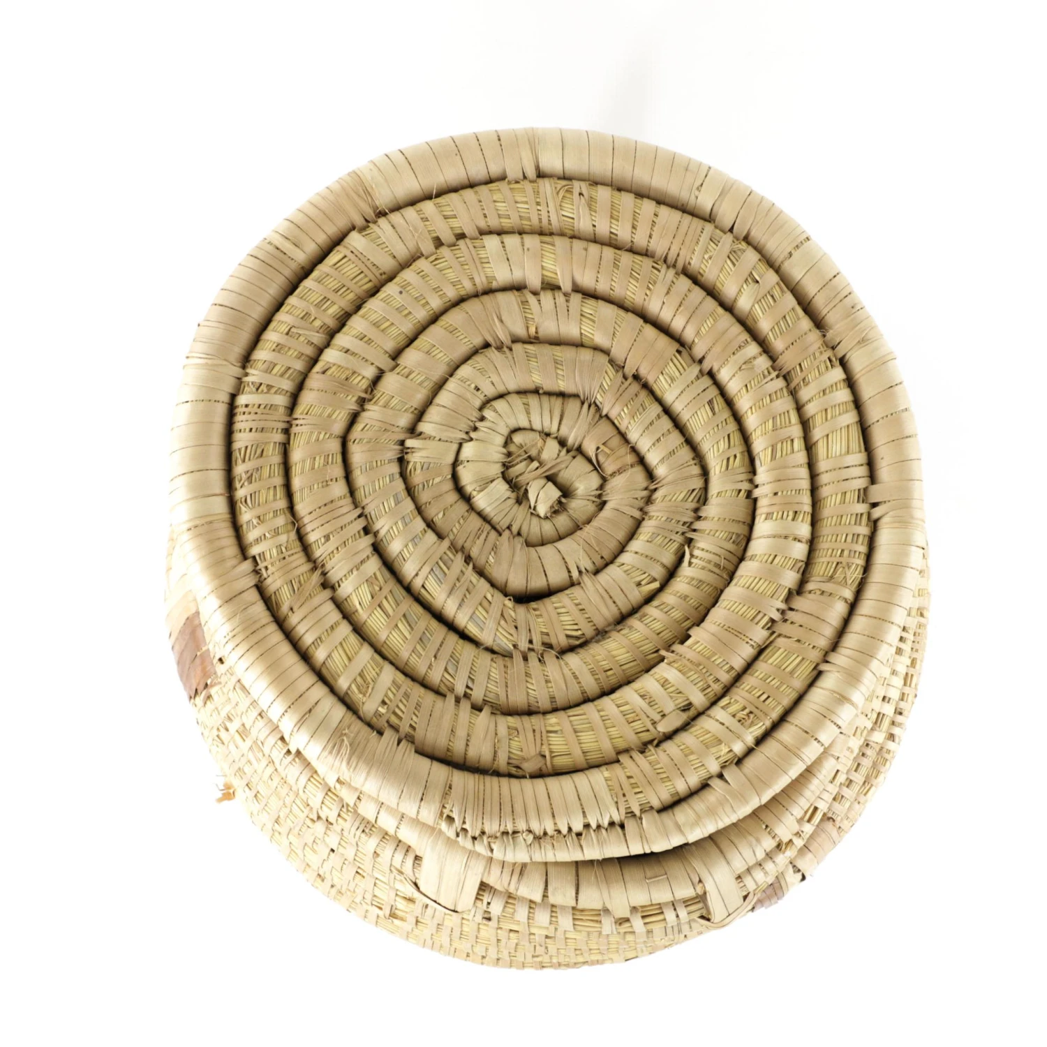African Lidded Coiled Basket 8 African Lidded Coiled Basket - Image 6