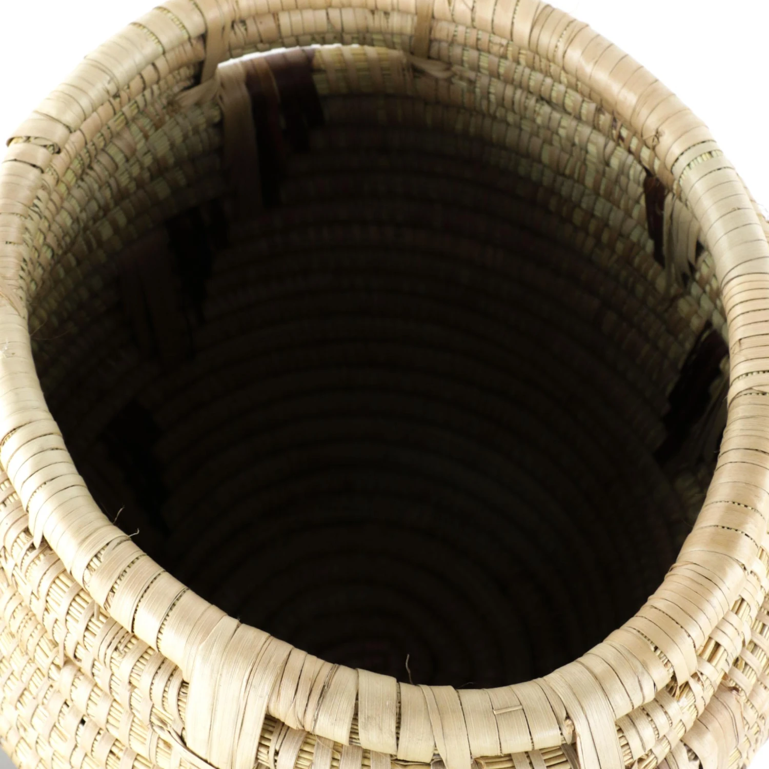 African Lidded Coiled Basket 9 African Lidded Coiled Basket - Image 7