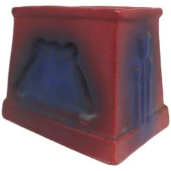American Van Briggle Pottery Mulberry And Blue Glazed Desk Brochure Holder -CHAIRISH Shop american van briggle pottery mulberry and blue glazed desk brochure holder 1084