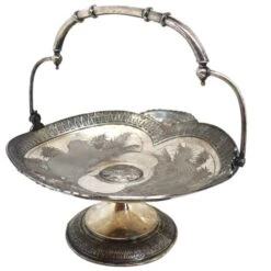 American Wilcox Silverplate Company Quadruple Plate Tiger Bride's Basket -CHAIRISH Shop american wilcox silverplate company quadruple plate tiger brides basket 6040