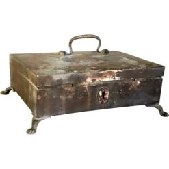 Anglo Indian Regency Patinated Brass Desk Box -CHAIRISH Shop anglo indian regency patinated brass desk box 0066