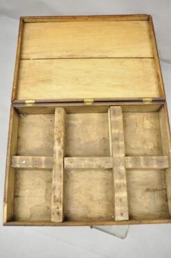 Antique 19th C American Primitive Wooden Distressed Paint Storage Tool Work Box -CHAIRISH Shop antique 19th c american primitive wooden distressed paint storage tool work box 2915