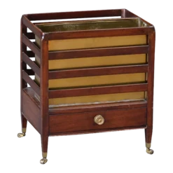 Antique 19th Century George III Mahogany Canterbury 1810