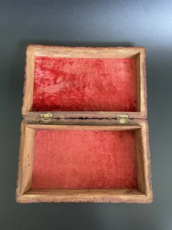 Antique Anglo-Indian Kashmir Walnut Wood Carving Floral Trinket - Jewelry Box -CHAIRISH Shop antique anglo indian kashmir walnut wood carving floral trinket jewelry box 4577