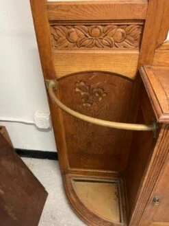 Antique Arts & Crafts Oak Hall Stand -CHAIRISH Shop antique arts and crafts oak hall stand 0178