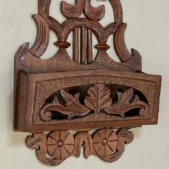 Antique Carved French Wall-Mounted Letter Holder -CHAIRISH Shop antique carved french wall mounted letter holder 3764