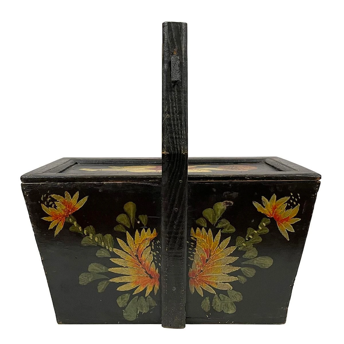 Antique, Chinese Hand Painted Meal Delivery And Lunch Box 10 Antique, Chinese Hand Painted Meal Delivery And Lunch Box - Image 8