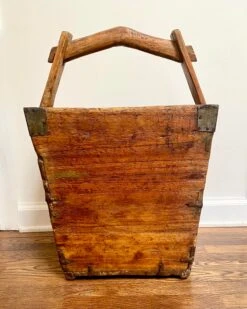Antique Chinese Rice Bucket Carrier -CHAIRISH Shop antique chinese rice bucket carrier 8805