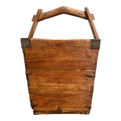 Antique Chinese Rice Bucket Carrier