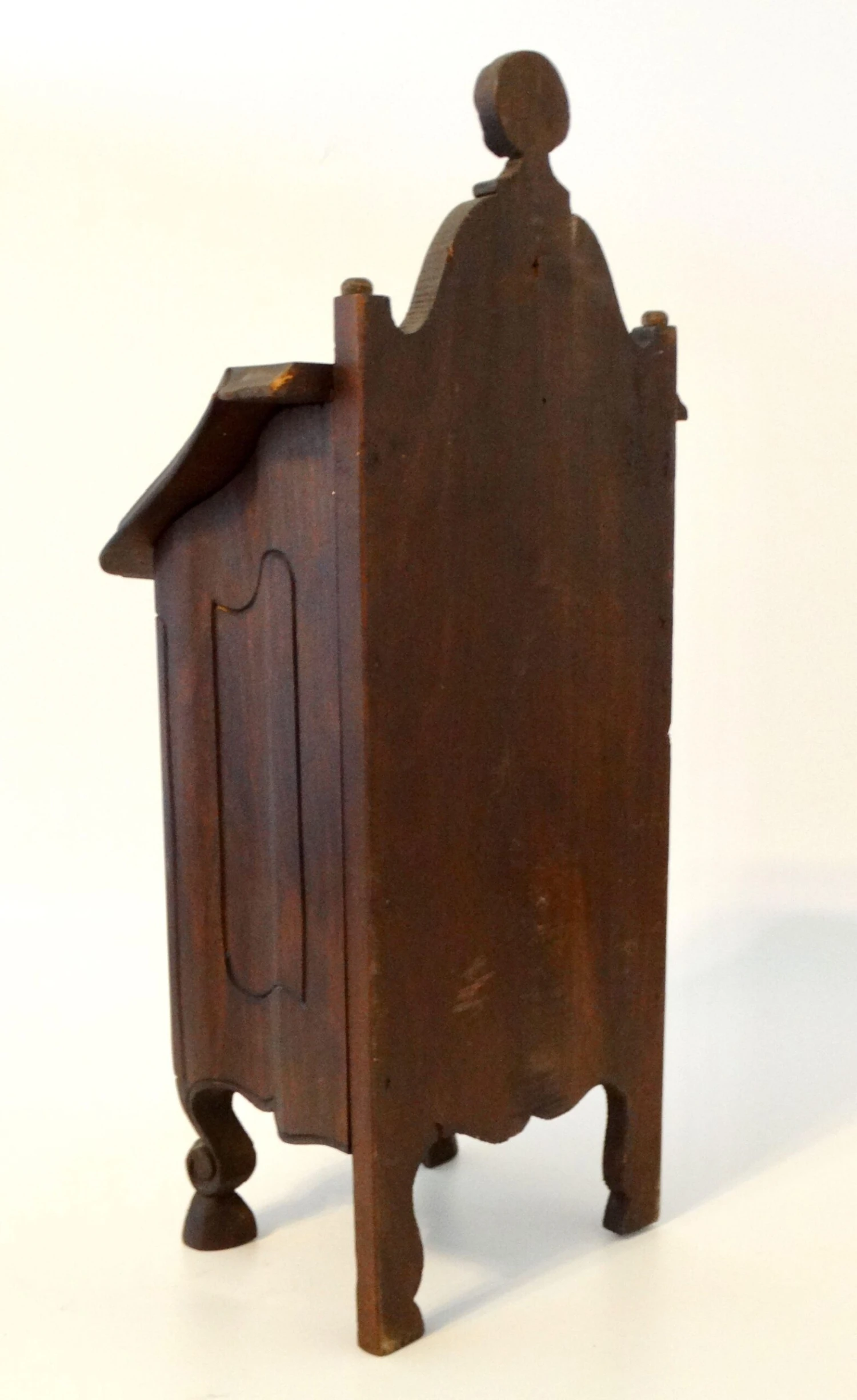 Antique Diminutive French Salt Box Table Cabinet Boite à Sel 9 Antique Diminutive French Salt Box Table Cabinet Boite à Sel - Image 7