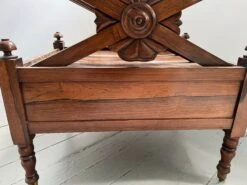 Antique Early 19th Century English Regency X-Form Canterbury Magazine Rack With Single Drawer -CHAIRISH Shop antique early 19th century english regency x form canterbury magazine rack with single drawer 7924