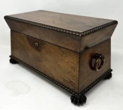 Antique English Double Tea Caddy Box In Rosewood From Gillows Of Lancaster, 19th Century -CHAIRISH Shop antique english double tea caddy box in rosewood from gillows of lancaster 19th century 1354