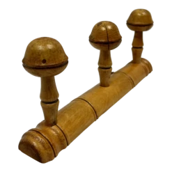 Antique French Faux Bamboo Hat/Coat Rack