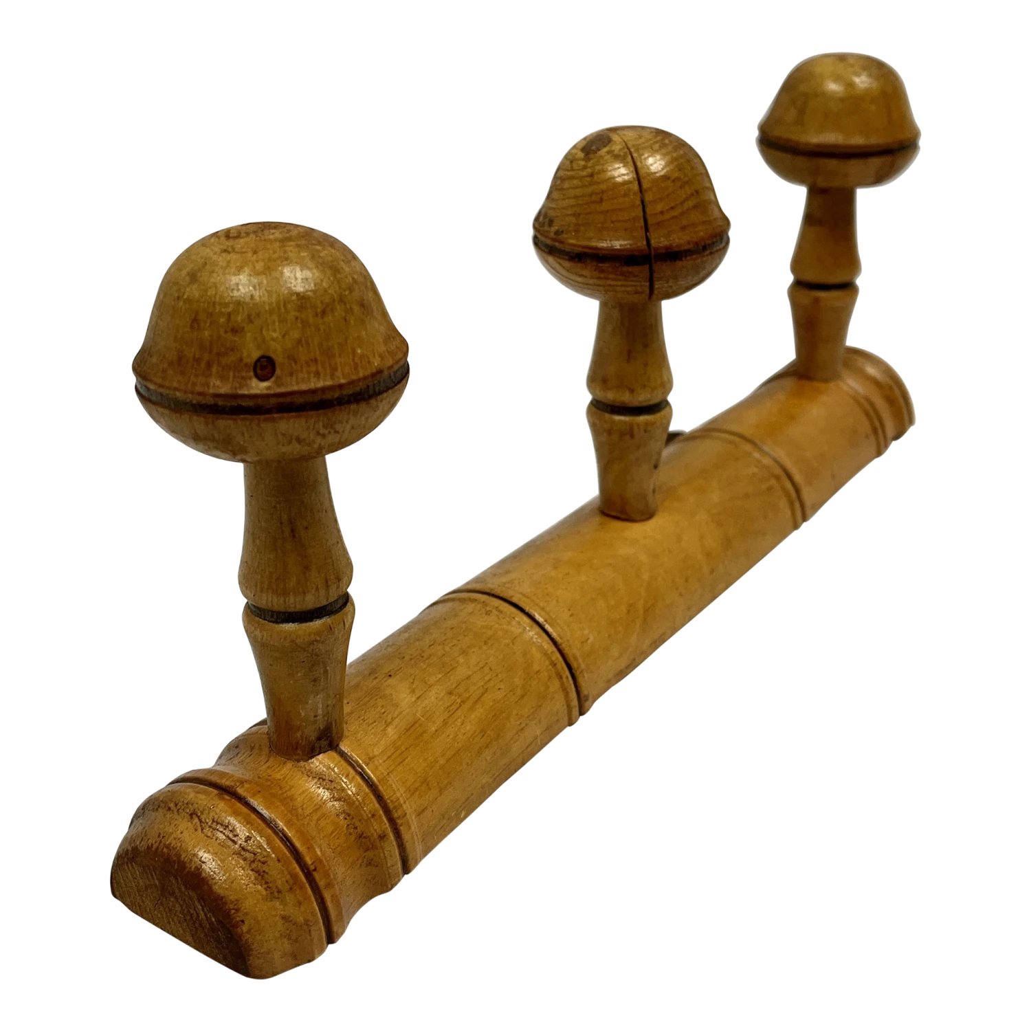 Antique French Faux Bamboo Hat/Coat Rack 3 Antique French Faux Bamboo Hat/Coat Rack