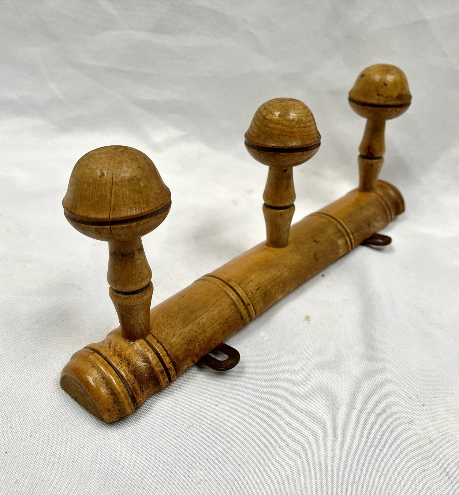 Antique French Faux Bamboo Hat/Coat Rack 7 Antique French Faux Bamboo Hat/Coat Rack - Image 5