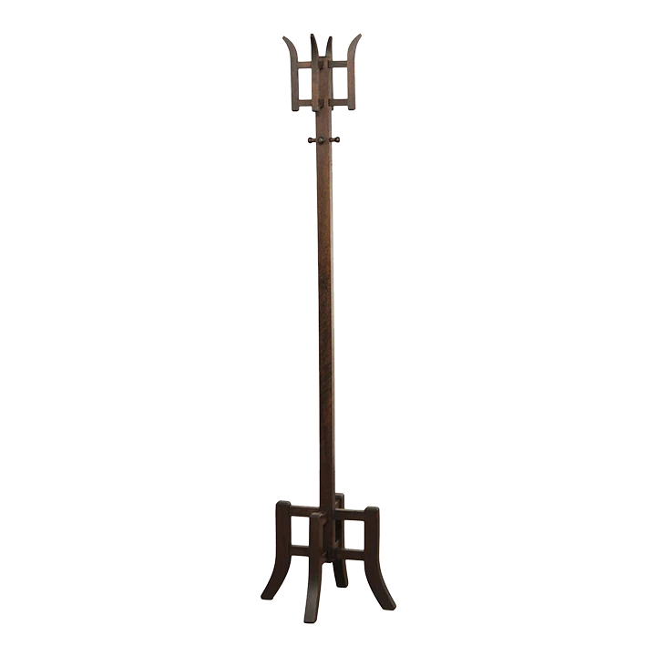 Antique Mission Oak Coat Rack 3 Antique Mission Oak Coat Rack