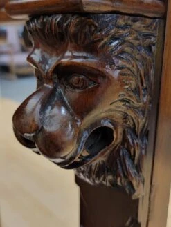 Antique Quarter-Sawn Oak Carved Ornate Figural Hall Tree -CHAIRISH Shop antique quarter sawn oak carved ornate figural hall tree 1167