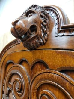 Antique Quarter-Sawn Oak Carved Ornate Figural Hall Tree -CHAIRISH Shop antique quarter sawn oak carved ornate figural hall tree 9166