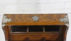 Antique Quarter Sawn Oak Mirrored Jewelry Box With Trap Door -CHAIRISH Shop antique quarter sawn oak mirrored jewelry box with trap door 1379