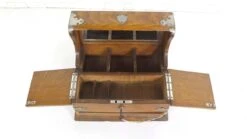 Antique Quarter Sawn Oak Mirrored Jewelry Box With Trap Door -CHAIRISH Shop antique quarter sawn oak mirrored jewelry box with trap door 1882